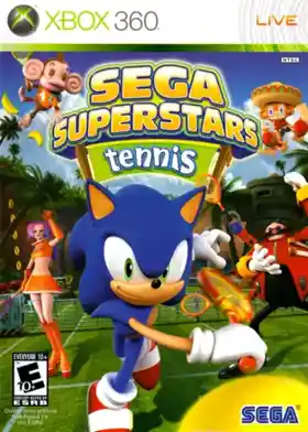 Sega Superstars Tennis (USA) box cover front